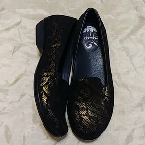 Dansko Olivia SnakeSkin Print Loafers